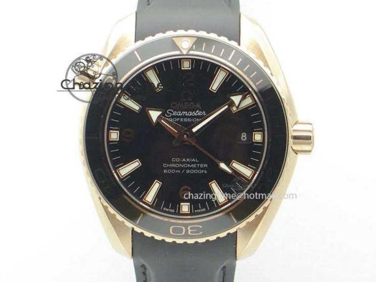 0506 EasyCare SEAMASTER PLANET OCEAN 6000M ULTRA DEEP 45.5MM SS TF 1:1 BEST EDITION BLUE DIAL BLACK BEZEL ON SS BRACELET A 7760